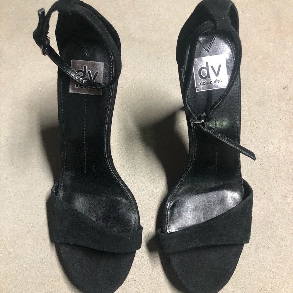 Black Suede Stiletto